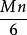 \frac{Mn}{6} \frac{Mn}{6}